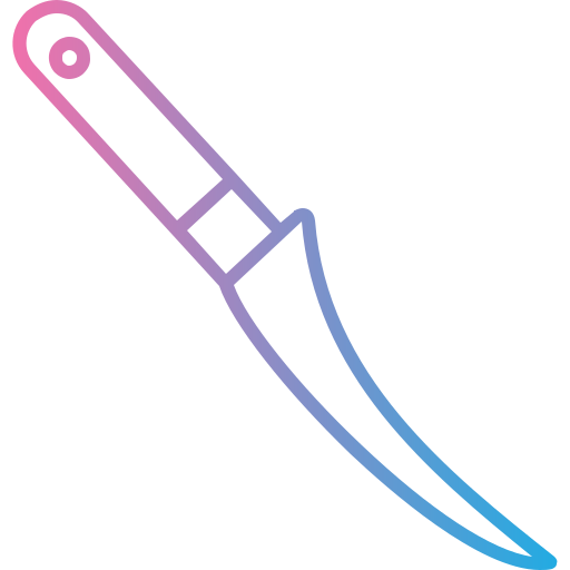 cuchillo para deshuesar Generic gradient outline icono