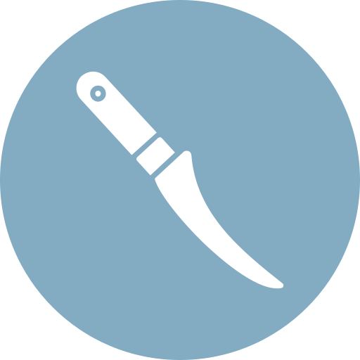 nóż do kości Generic color fill ikona