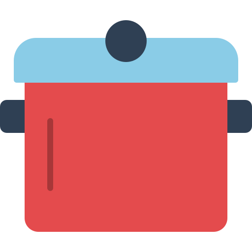 Cooking pot Generic color fill icon
