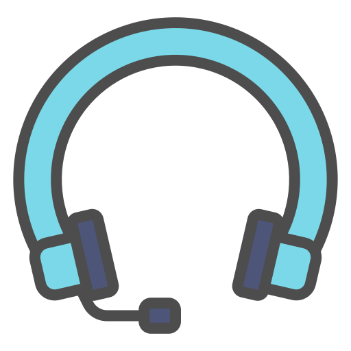 Headsets Generic color lineal-color icon