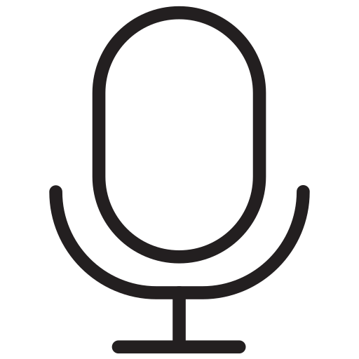 mikrofon Generic outline ikona