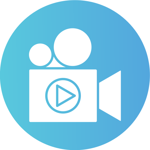 Video shooting Generic gradient fill icon