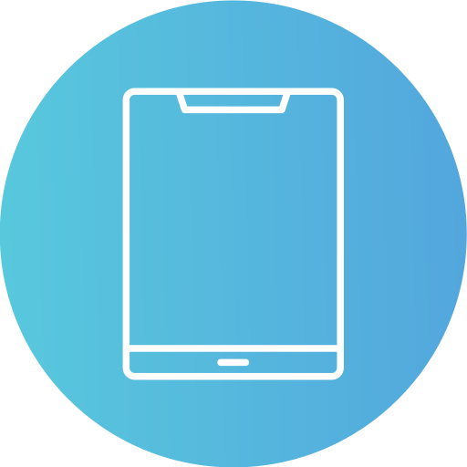 Tablet Generic gradient fill icon