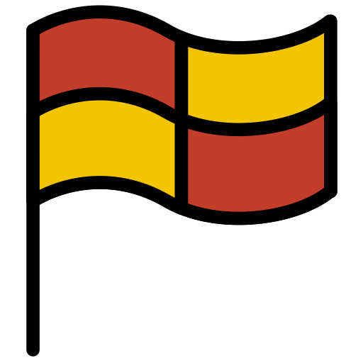 bandiera Generic color lineal-color icona