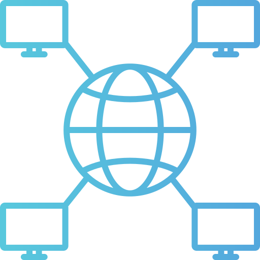 netzwerk Generic gradient outline icon