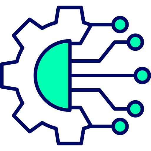 Circuit Generic color lineal-color icon