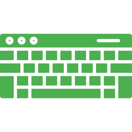 キーボード Generic color fill icon