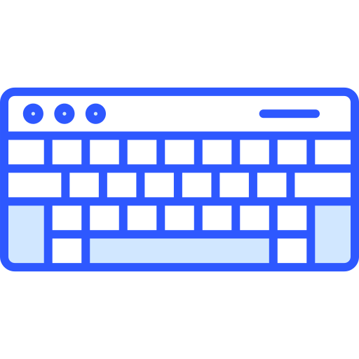 teclado Generic color lineal-color Ícone