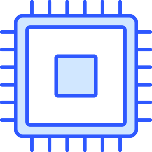 processore Generic color lineal-color icona