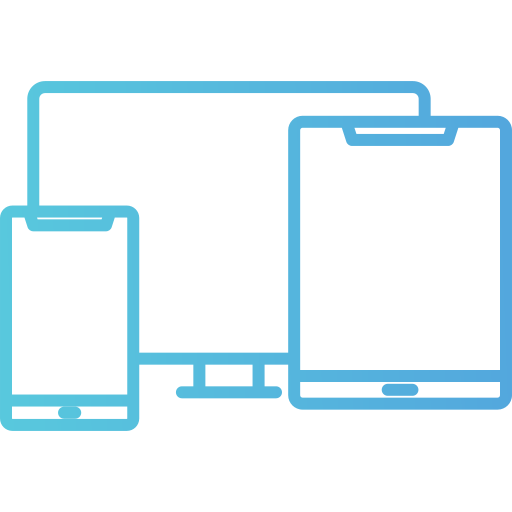 Responsive Generic gradient outline icon