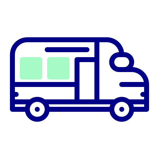 Автобусная школа Generic color lineal-color иконка