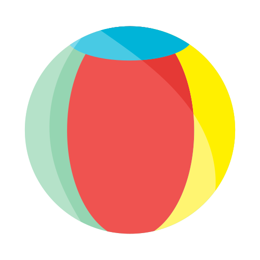 piłka Generic color fill ikona