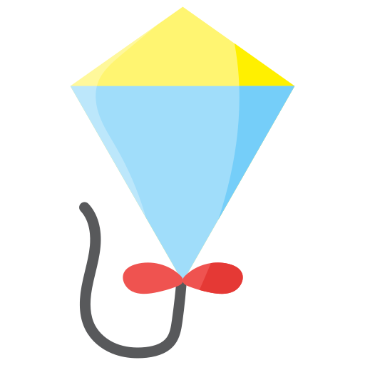 Kite Generic color fill icon