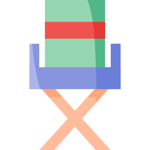 chaise de sauveteur Generic color fill Icône