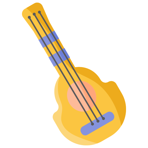 Guitar Generic color fill icon