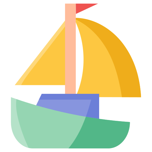 Sailboat Generic color fill icon
