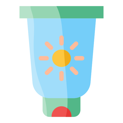 bloqueador solar Generic color fill icono