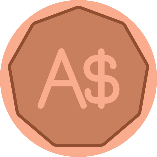 dollar australien Generic color fill Icône