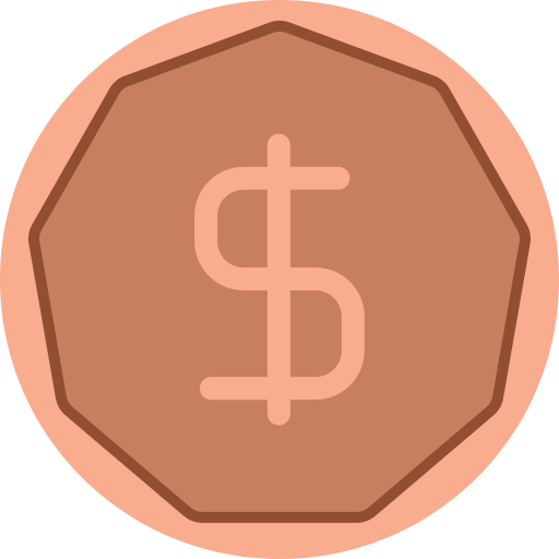 dollar Generic color fill icon