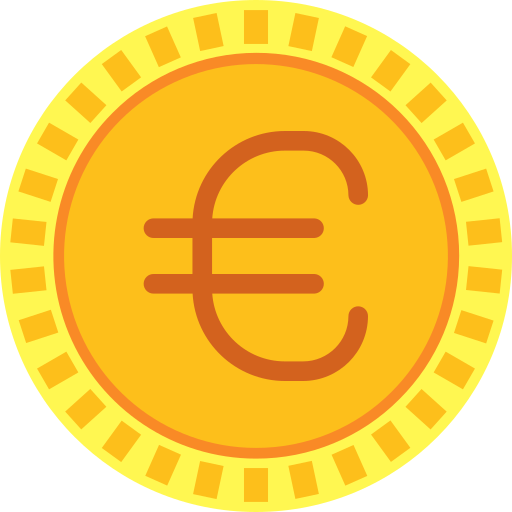 Евро Generic color fill иконка