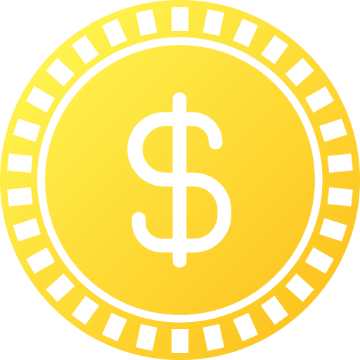 dolar Generic gradient fill ikona