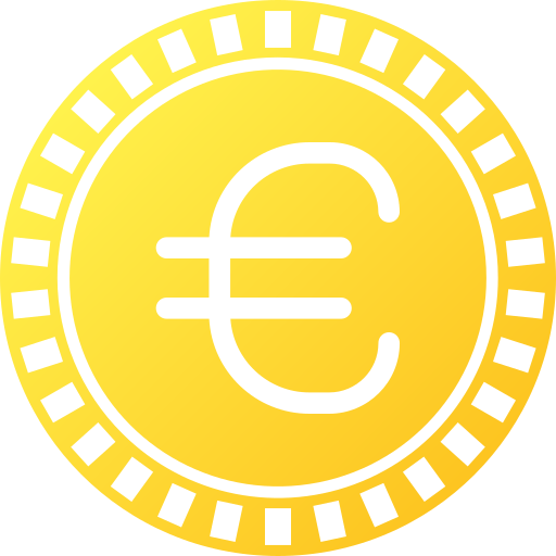 Euro Generic gradient fill icon