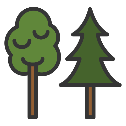숲 Generic color lineal-color icon