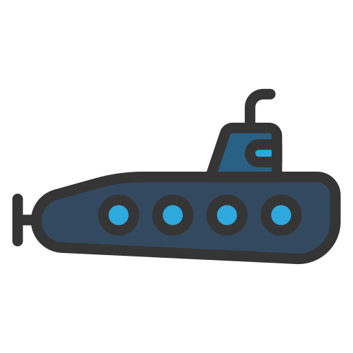 onderzeeër Generic color lineal-color icoon