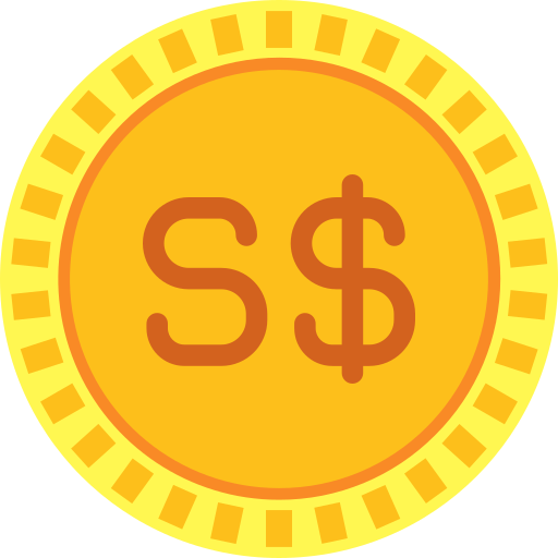 dólar de singapura Generic color fill Ícone