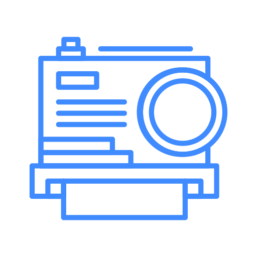 インスタントカメラ Generic color outline icon