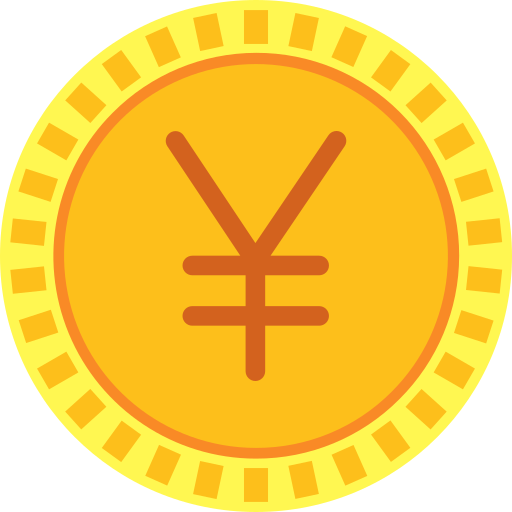 yen Generic color fill icon