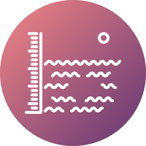 meereshöhe Generic gradient fill icon