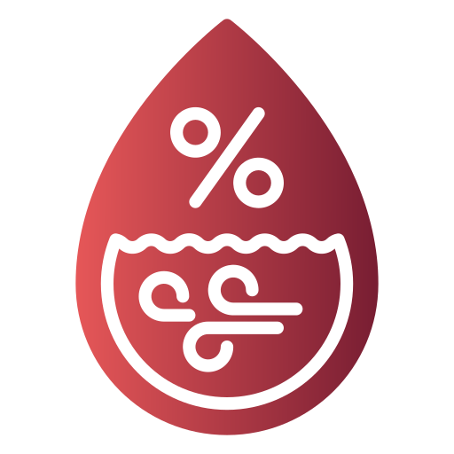 湿度 Generic gradient fill icon