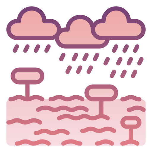 inundación Generic gradient lineal-color icono
