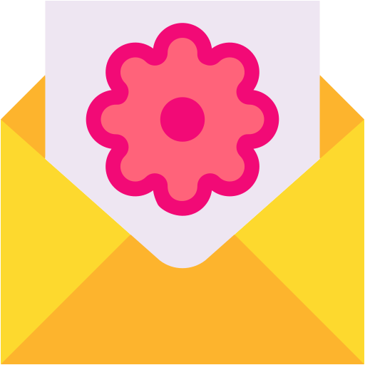 편지 Generic color fill icon