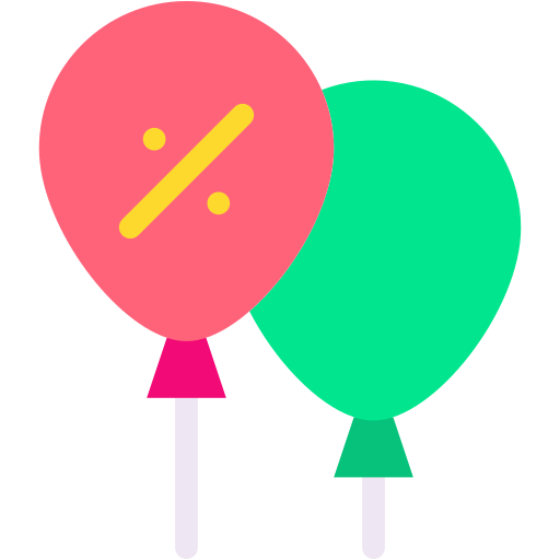 ballonnen Generic color fill icoon