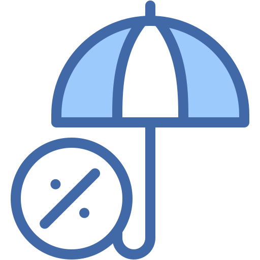 Umbrela Generic color lineal-color icon