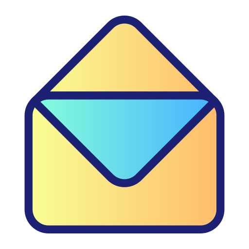 mail Generic gradient lineal-color icoon