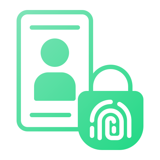 Authentication Generic gradient fill icon