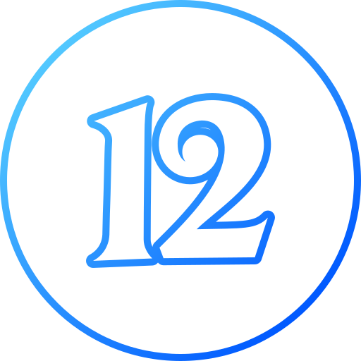 12 Generic gradient outline icono