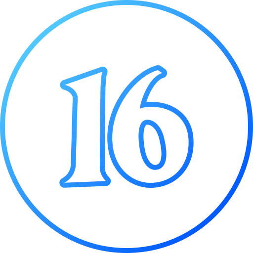 16 Generic gradient outline icono