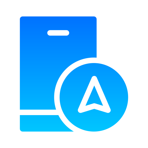 Mobile navigation Generic gradient fill icon