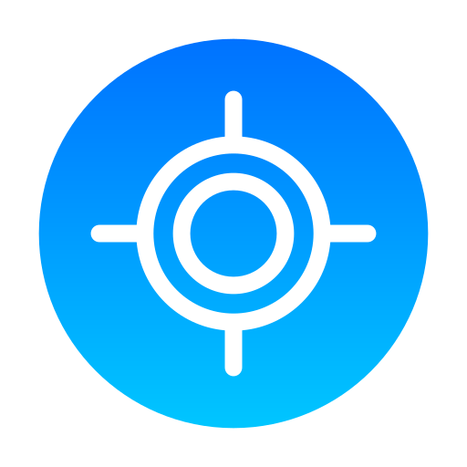 emplacement cible Generic gradient fill Icône