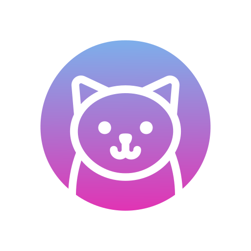 고양이 Generic gradient fill icon