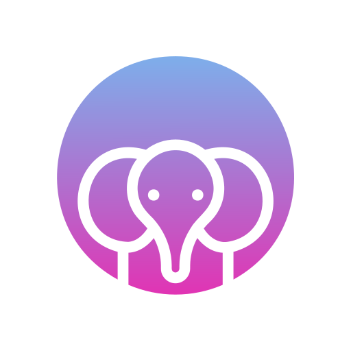 elefante Generic gradient fill icona