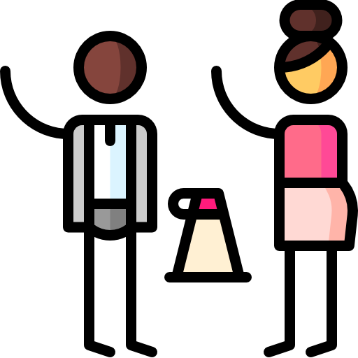 kunde Puppet Characters Lineal Color icon