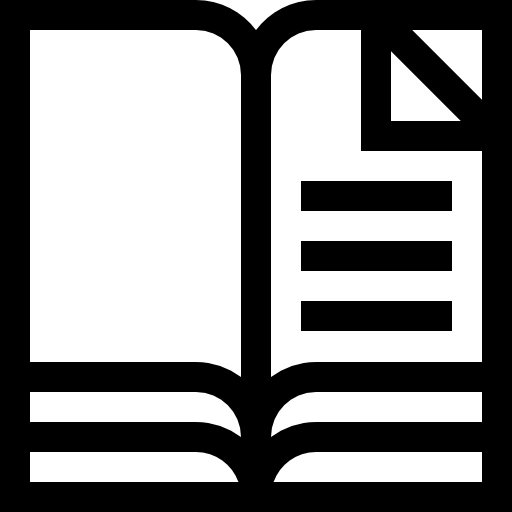 문학 Basic Straight Lineal icon