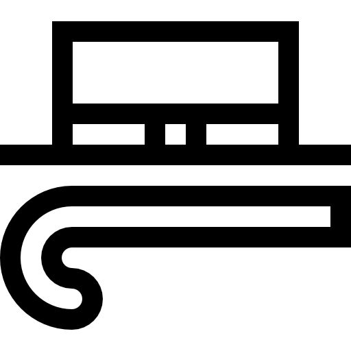 wodewil Basic Straight Lineal ikona