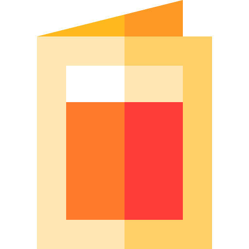 carta Basic Straight Flat icona