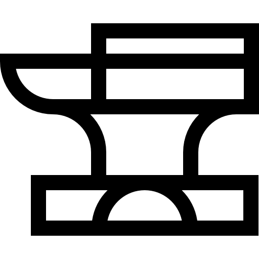 アンビル Basic Straight Lineal icon